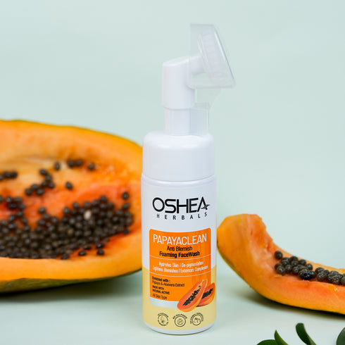 Oshea Papayaclean Anti Blemish Foaming Face Wash | White